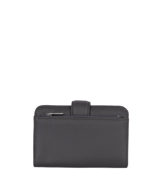 FLOATSM Small Vegan Wallet - Grain | Color: Coal- variant::coal