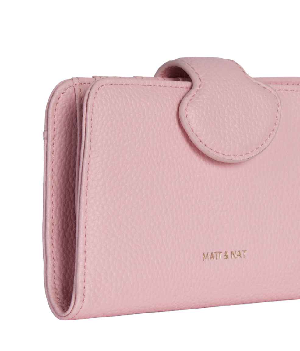 FLOATSM Small Vegan Wallet - Grain | Color: Quartz- variant::quartz