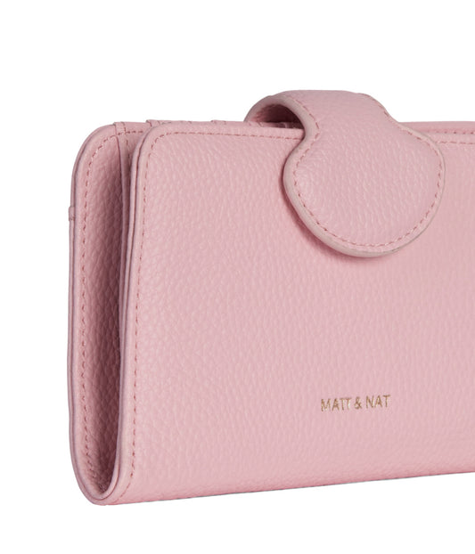 FLOATSM Small Vegan Wallet - Grain | Color: Quartz- variant::quartz