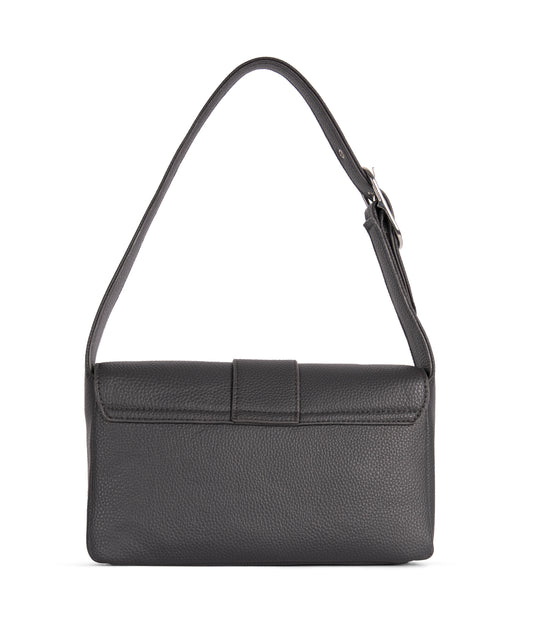 ISABELLE Vegan Shoulder Bag – Grain | Color: Coal - variant::coal