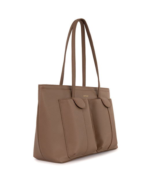 JOS Vegan Tote Bag - Grain | Color: Toffee - variant::toffee