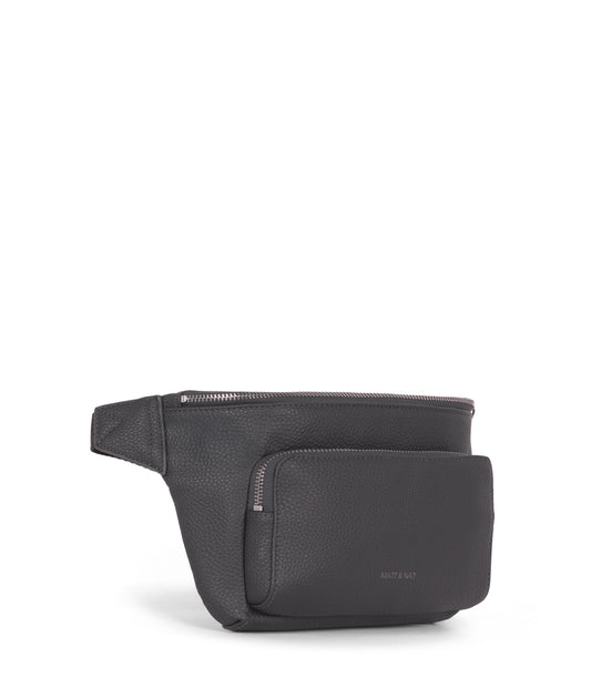 KORA Vegan Belt Bag - Grain | Color: Coal - variant::coal