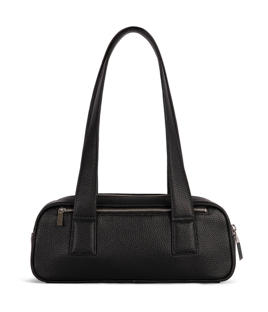 LEMUR Vegan Satchel – Grain | Color: Black - variant::black