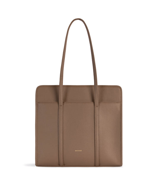 LUSIK Vegan Tote Bag – Grain | Color: Toffee - variant::toffee