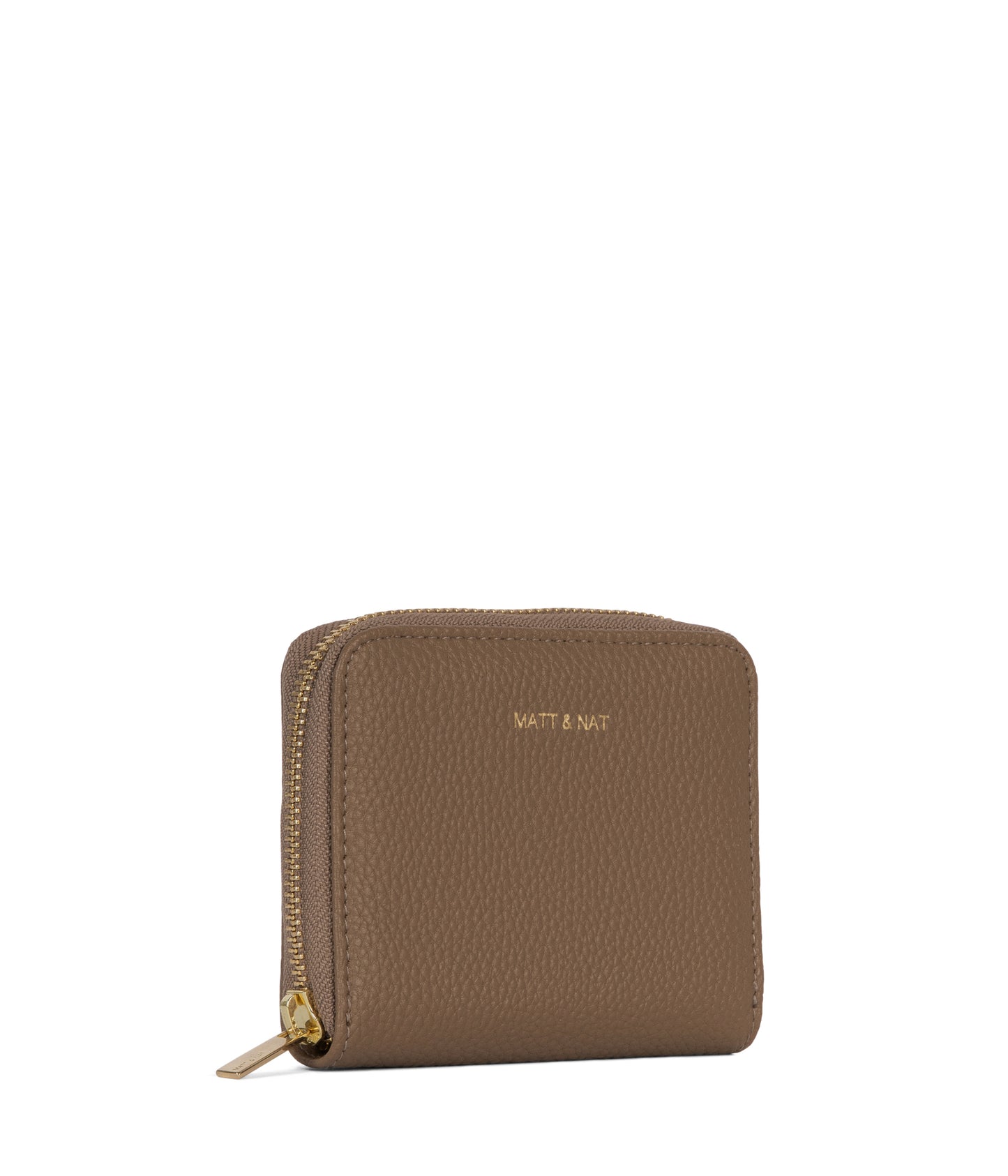 RUE Small Vegan Zip Wallet - Grain | Color: Toffee - variant::toffee