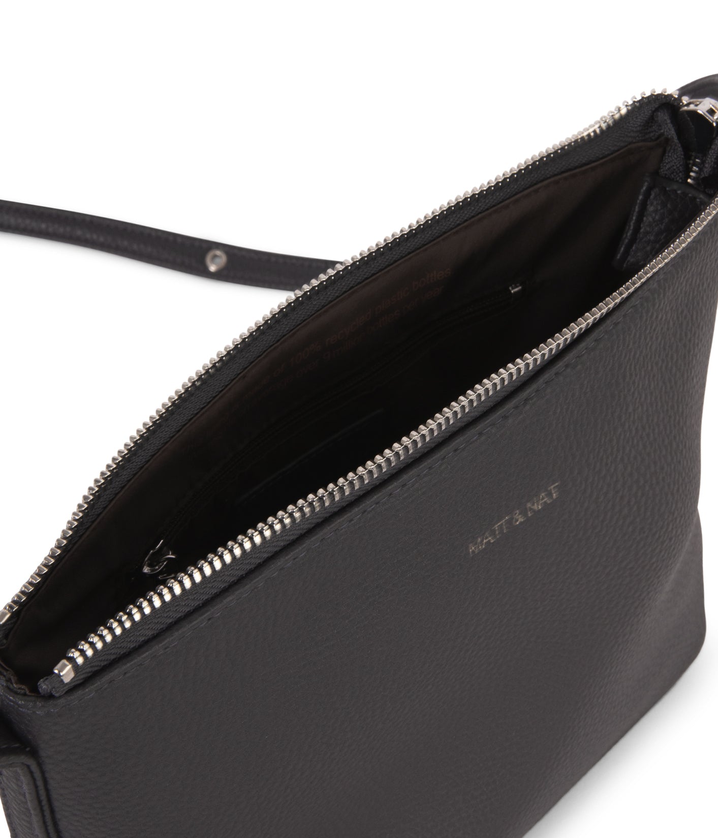 SAM Vegan Crossbody Bag - Grain | Color: Coal - variant::coal