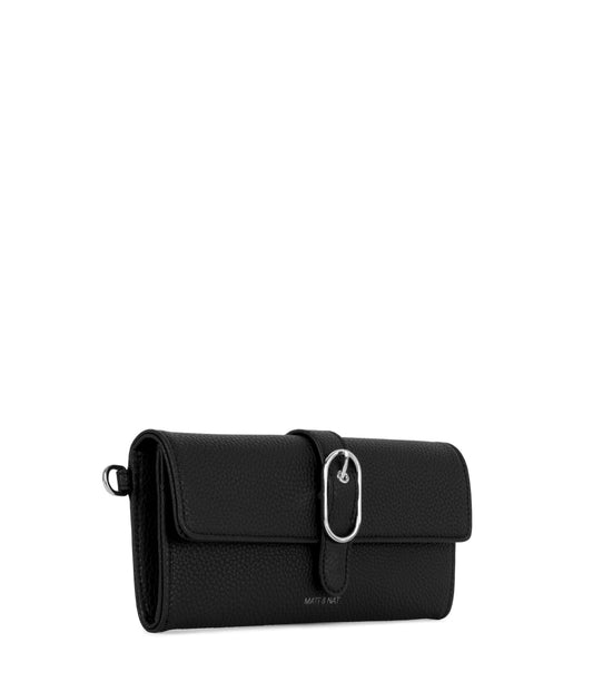 SEUN Vegan Wallet – Grain | Color: Black - variant::black