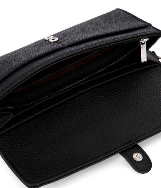 SEUN Vegan Wallet – Grain | Color: Black - variant::black