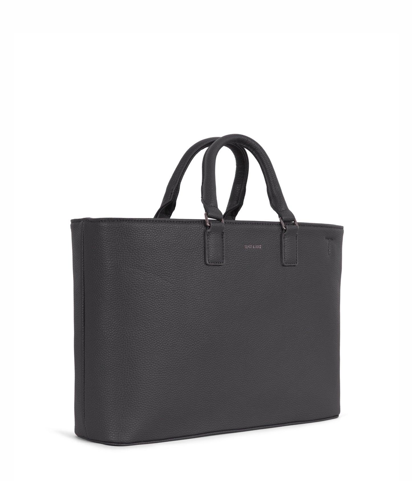 SEVYN Vegan Satchel - Purity | Color: Coal - variant::coal