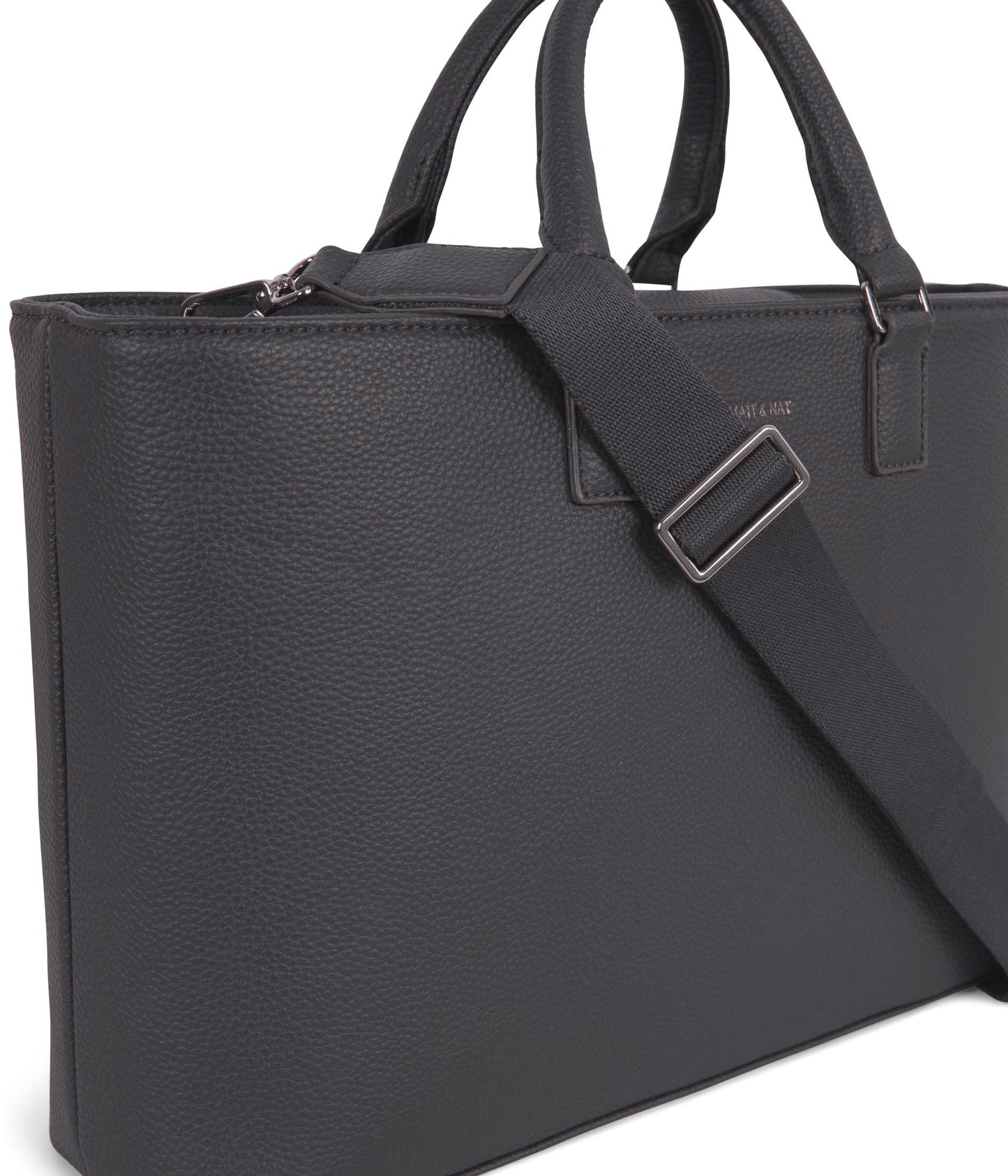 SEVYN Vegan Satchel - Purity | Color: Coal - variant::coal