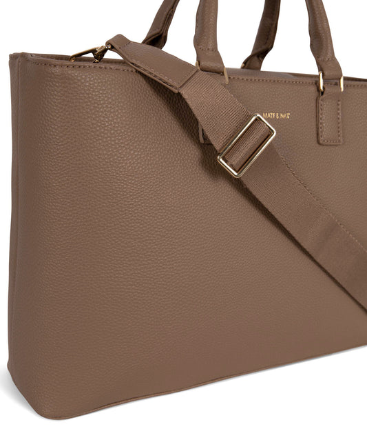 SEVYN Vegan Satchel - Purity | Color: Toffee - variant::toffee