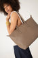 ABBI Vegan Tote Bag - Grain | Color: Toffee - variant::toffee