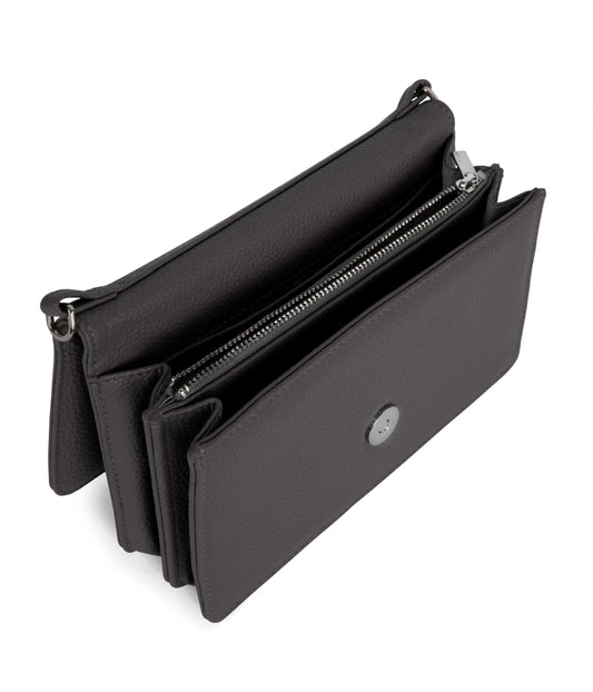 BEE Vegan Crossbody Bag - Grain | Color: Coal - variant::coal