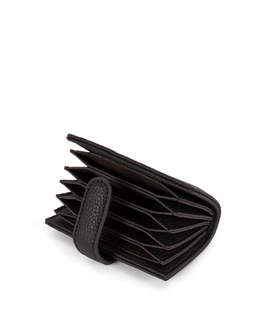 CREPE Vegan Accordion Card Holder – Grain | Color: Coal - variant::coal