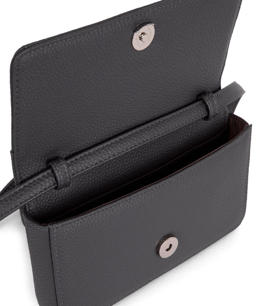 ERIN Vegan Crossbody Bag - Grain | Color: Coal - variant::coal
