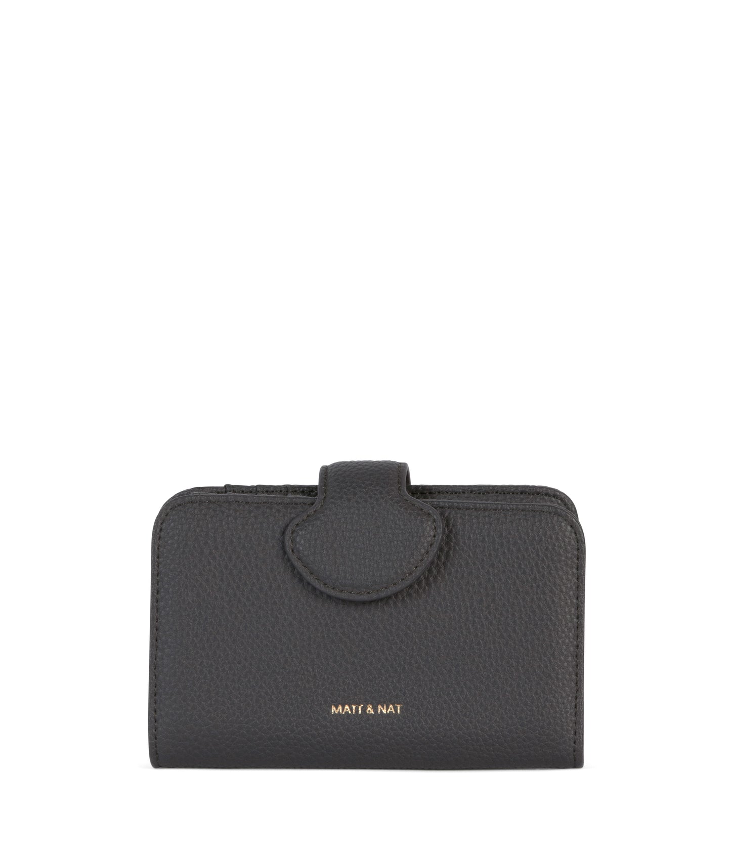FLOATSM Small Vegan Wallet - Grain | Color: Coal- variant::coal