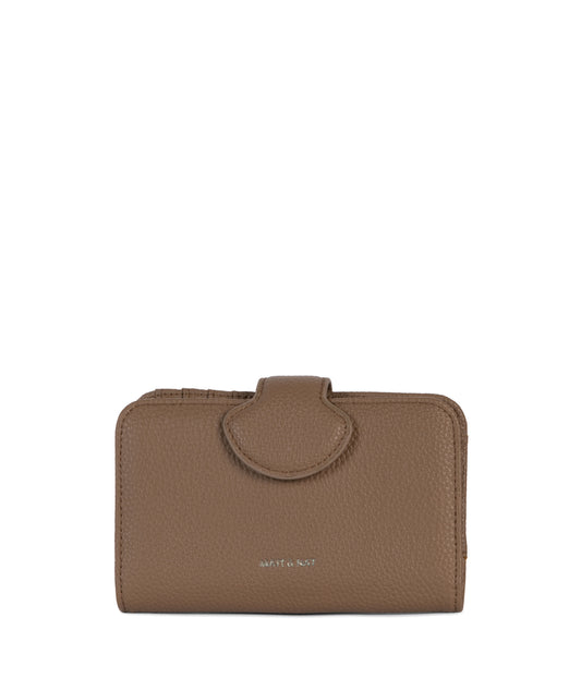 FLOATSM Small Vegan Wallet - Grain | Color: Toffee- variant::toffee