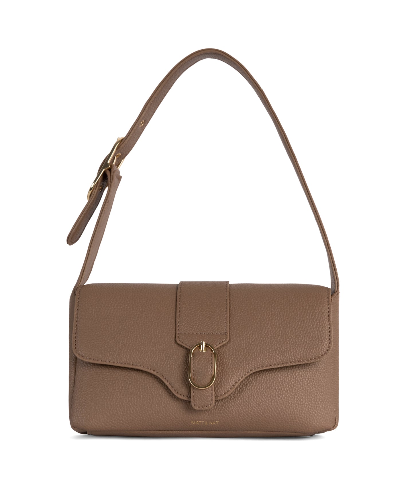 ISABELLE Vegan Shoulder Bag – Grain | Color: Toffee - variant::toffee