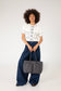 JOS Vegan Tote Bag - Grain | Color: Black - variant::black