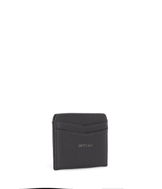 JUNYA Vegan Card Holder - Grain | Color: Coal - variant::coal