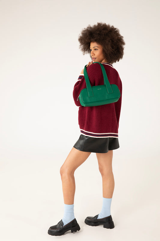 LEMUR Vegan Satchel – Grain | Color: Quartz - variant::quartz