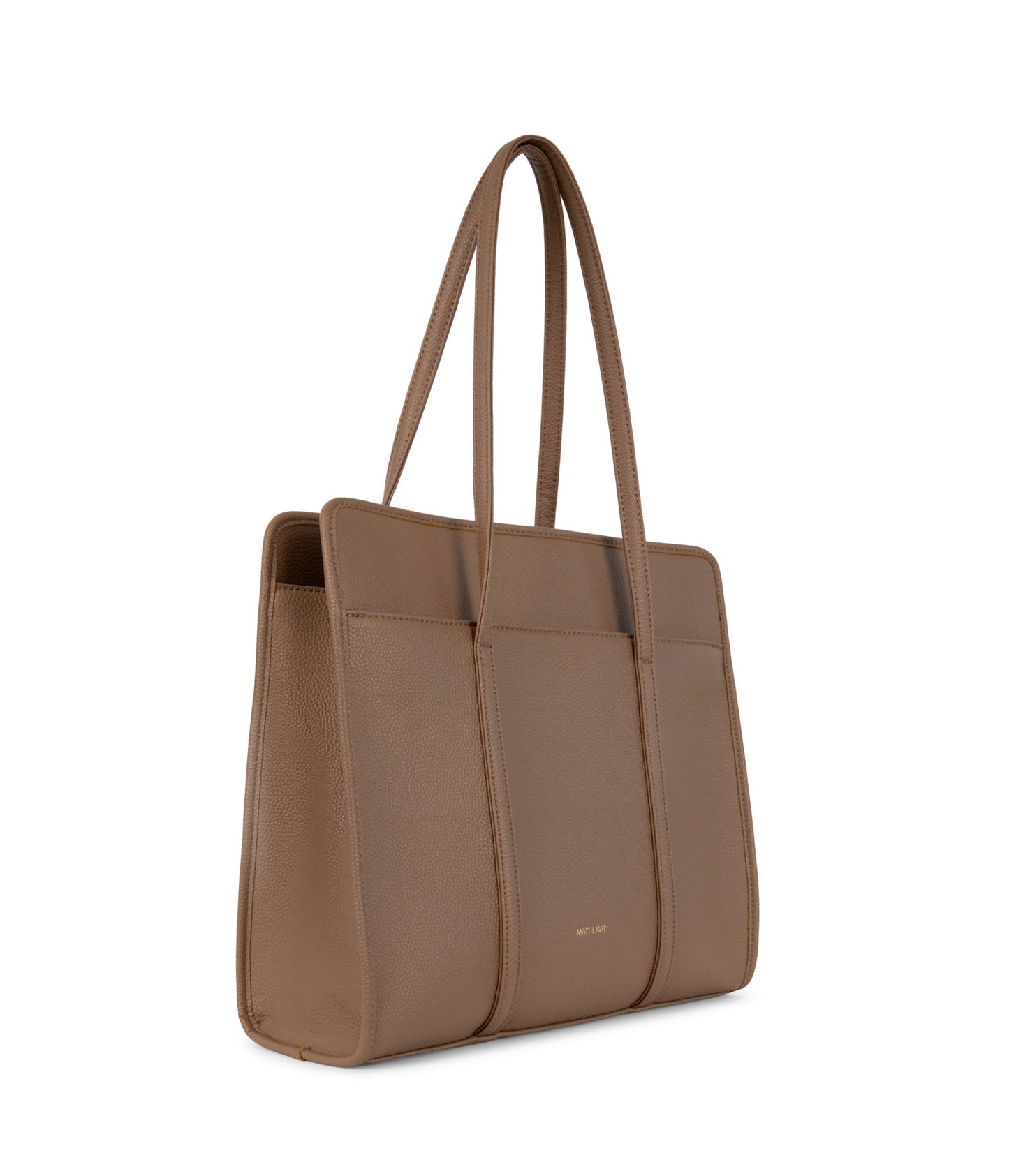 LUSIK Vegan Tote Bag – Grain | Color: Toffee - variant::toffee