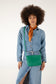 SAM Vegan Crossbody Bag - Grain | Color: Black - variant::black