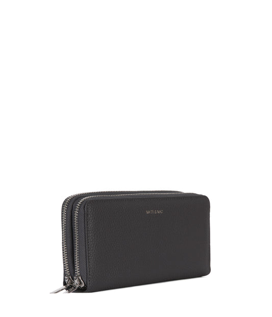 SUBLIME Vegan Wallet - Grain | Color: Coal - variant::coal