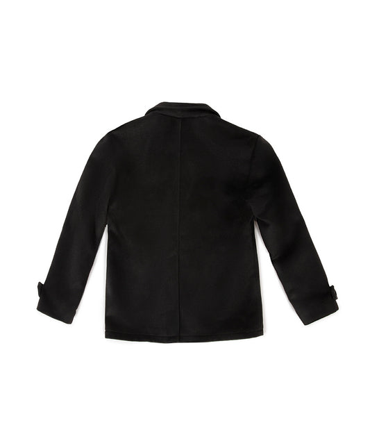 RIA Women's Vegan Wool Coat | Color: Black - variant::black