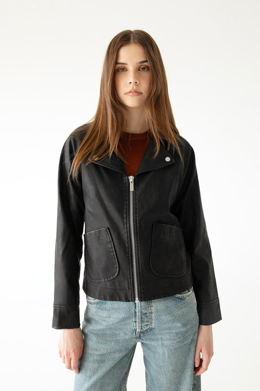 RIVI Women's Bomber Jacket | Color: Cream - variant::cream