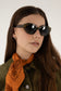 LACI Cat Eye Sunglasses | Color: Green - variant::green