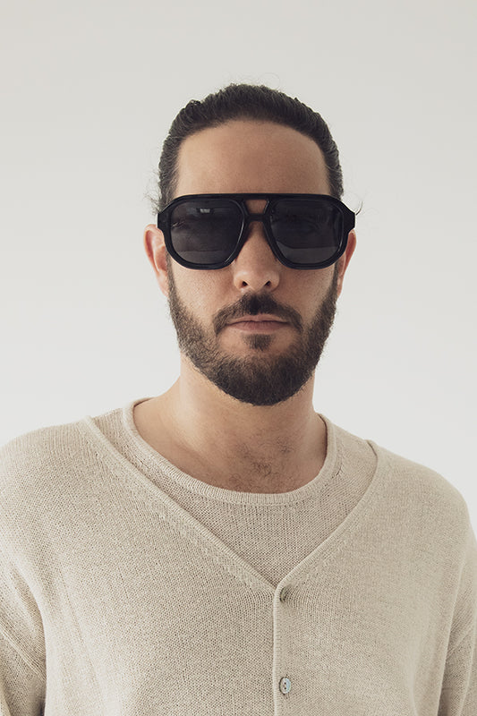 LIVY Aviator Sunglasses | Color: Black - variant::black