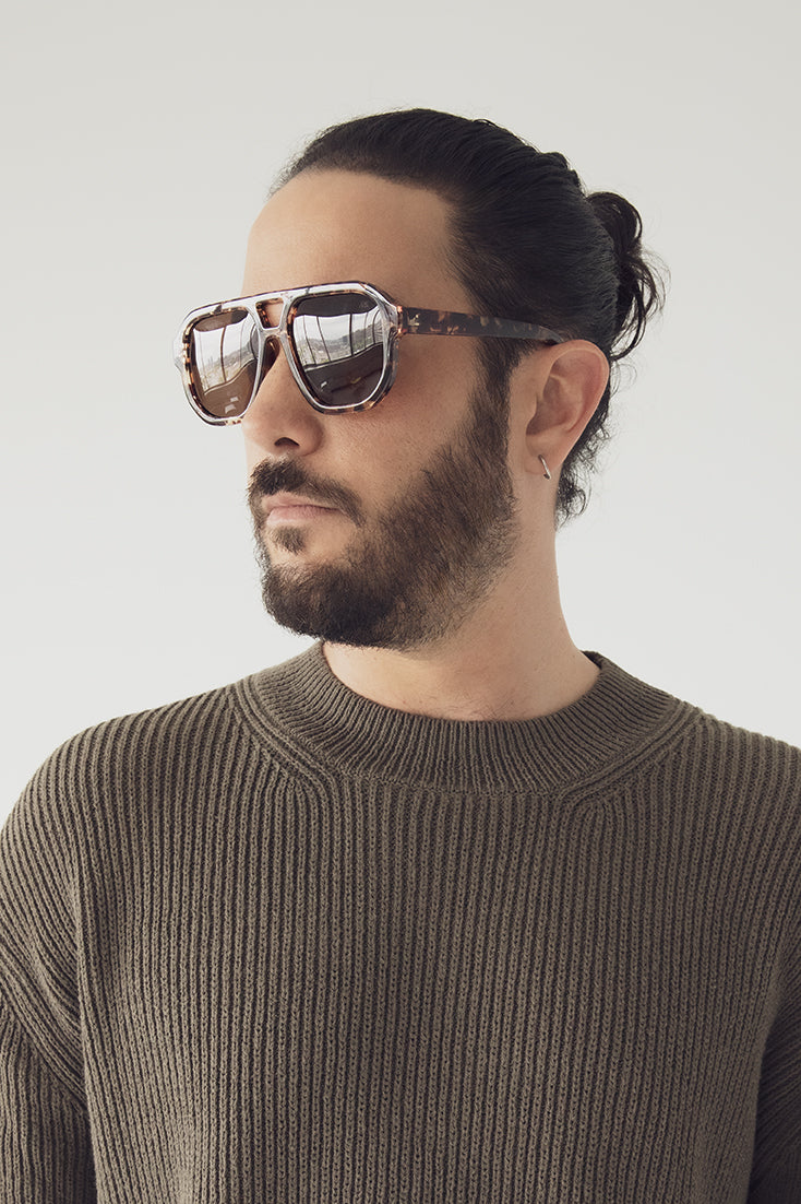 LIVY Aviator Sunglasses | Color: Tortoise - variant::tortoise