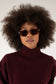 MEJIA Square Sunglasses | Color: Black - variant::black