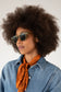 NIKA Round Foldable Sunglasses | Color: Clear - variant::clear
