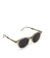 NIKA Round Foldable Sunglasses | Color: Clear - variant::clear