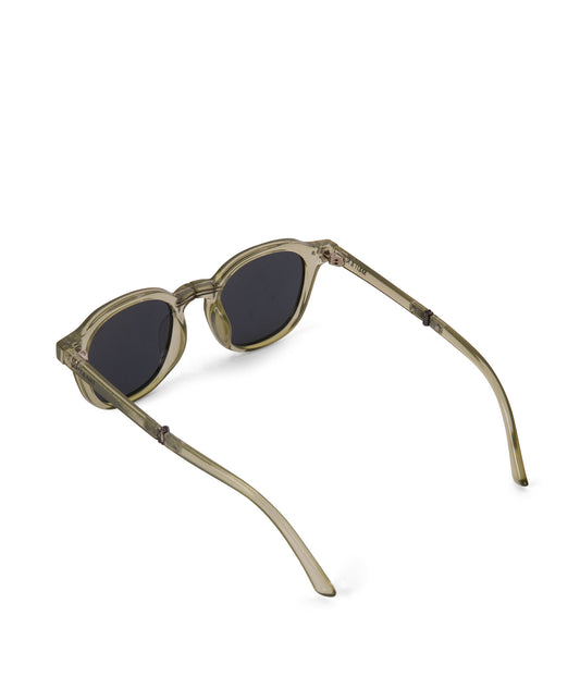 NIKA Round Foldable Sunglasses | Color: Clear - variant::clear