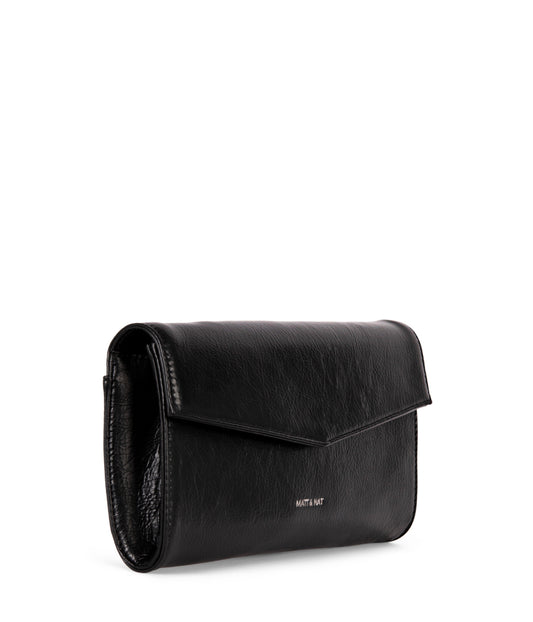 LILIAN Vegan Clutch – Theme | Color: Black - variant::black