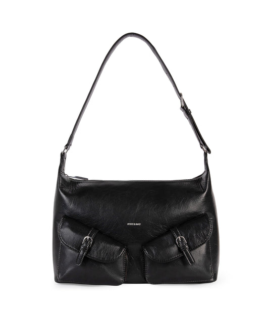 MALDA Vegan Shoulder Bag – Theme | Color: Black - variant::black