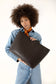 ELIZA Vegan Tote Bag - Theme | Color: Coffee - variant::coffeee