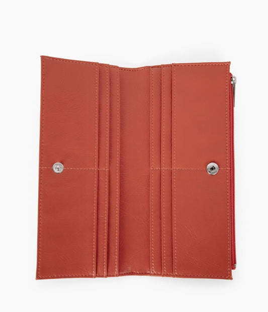ROME Vegan Wallet - Theme | Color: Tomato- variant::tomato