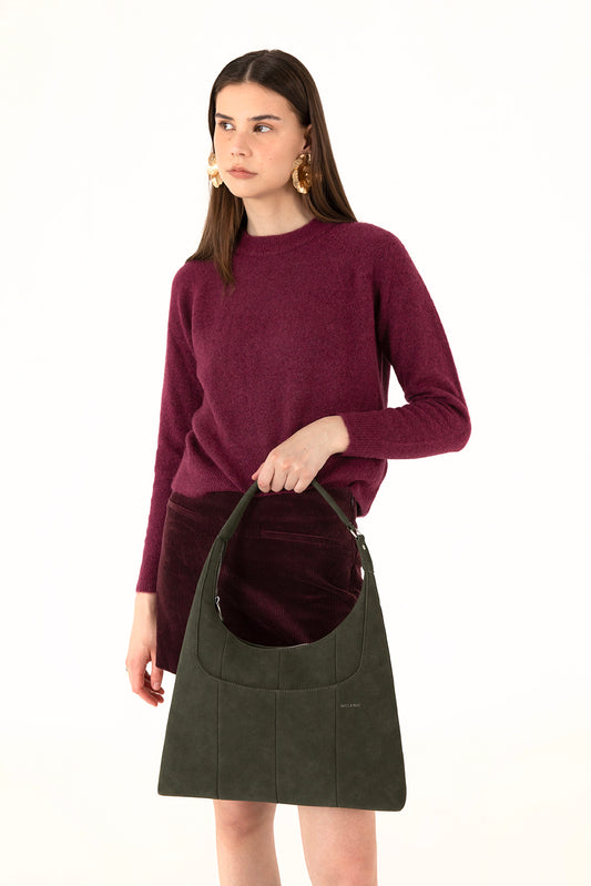 EMMA Vegan Shoulder Bag – Solstice | Color: Juniper - variant::juniper
