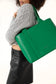 GARNI Vegan Tote Bag - Forum | Color: White - variant::cloud