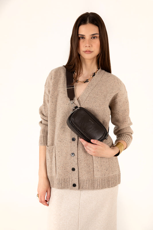 SOLEIL Vegan Crossbody Bag - Theme | Color: Sepia - variant::sepia