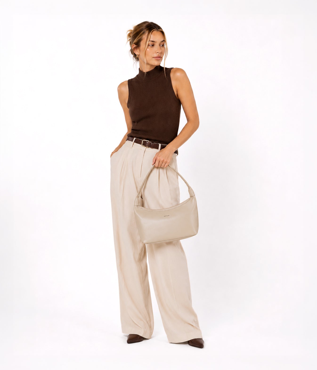 KAT Vegan Shoulder Bag - Forum | Color: Cocoa - variant::cocoa