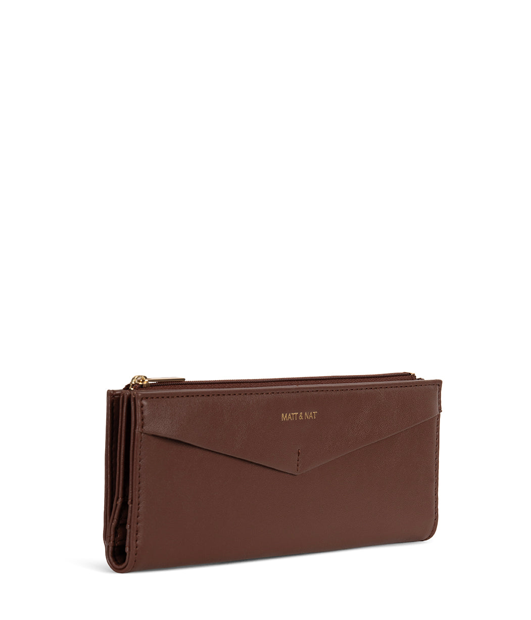ROME Vegan Wallet - Forum | Color: Cocoa - variant::cocoa