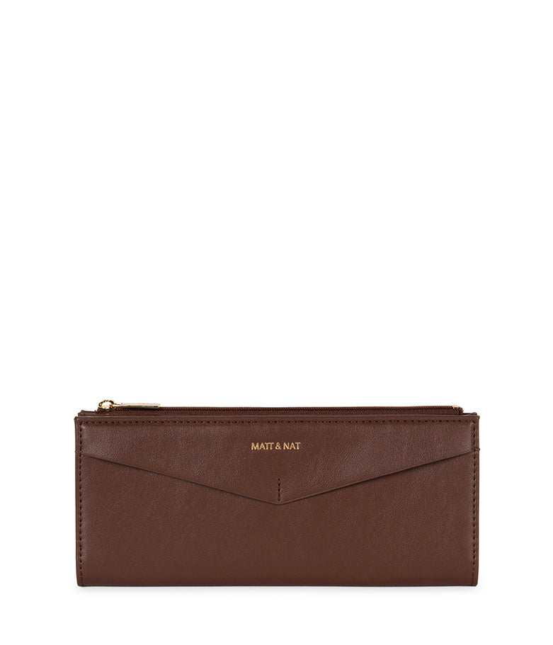 ROME Vegan Wallet - Forum | Color: Cocoa - variant::cocoa