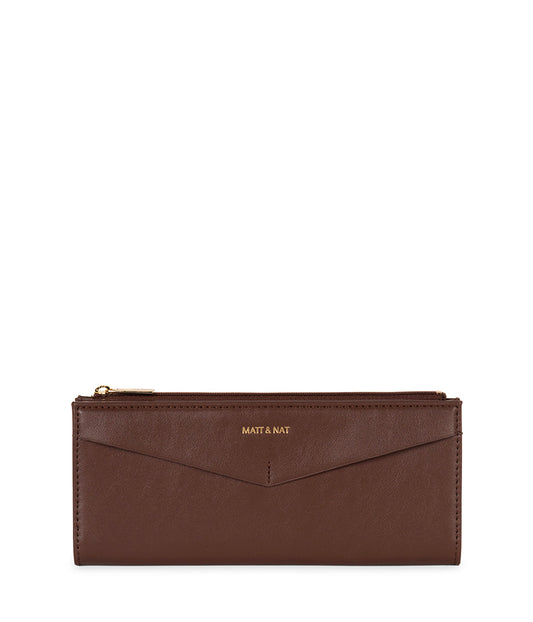 ROME Vegan Wallet - Forum | Color: Cocoa - variant::cocoa