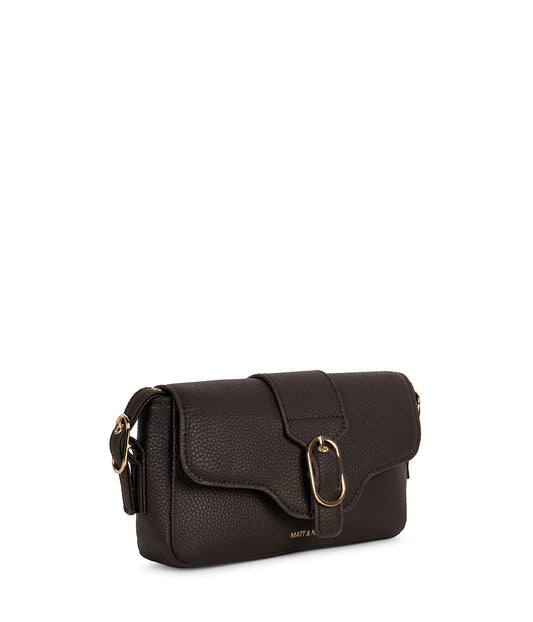 ISABELLE SM Vegan Crossbody Bag – Grain | Color: Fudge - variant::fudge