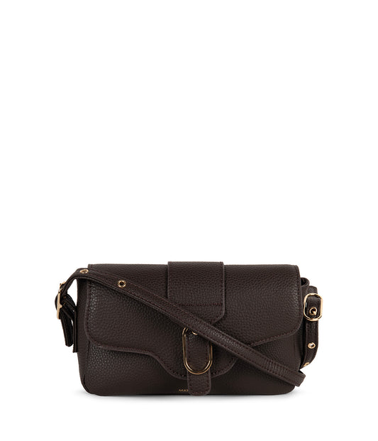 ISABELLE SM Vegan Crossbody Bag – Grain | Color: Fudge - variant::fudge